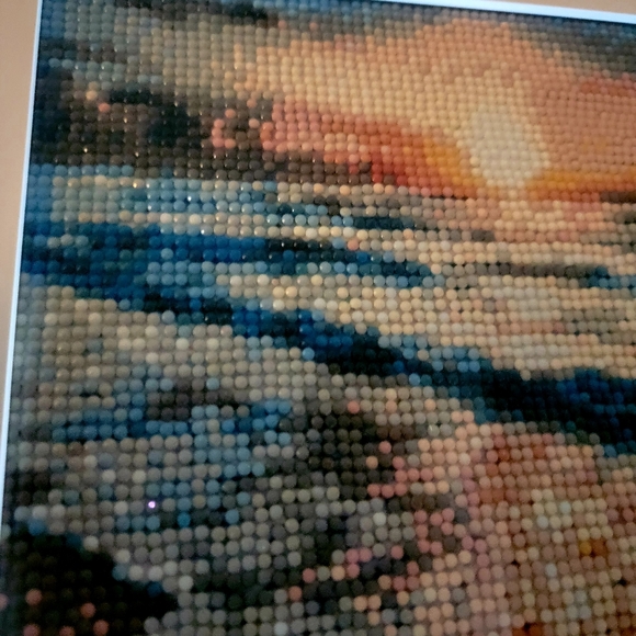 Beautiful Ocean Scene Diamond Painted - Picture 3 of 4